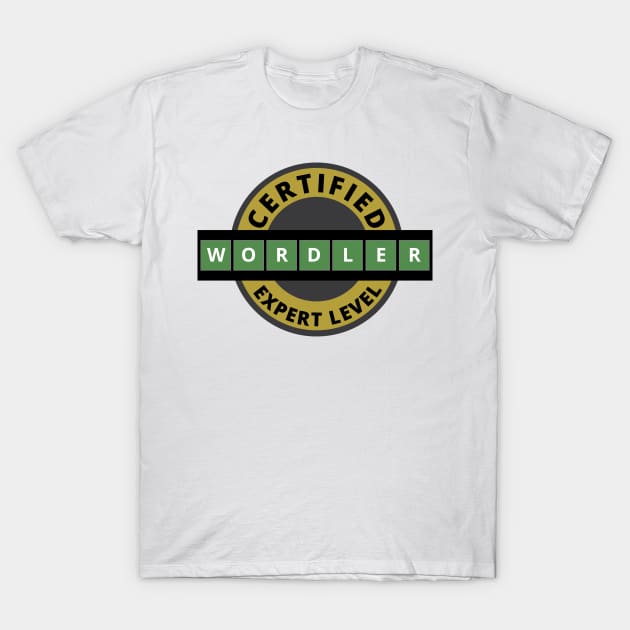 Certified Wordler - Wordle T-Shirt by tatzkirosales-shirt-store